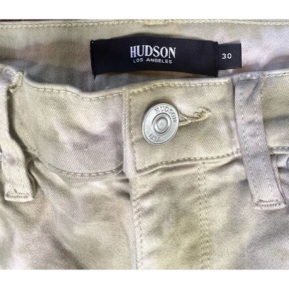 Hudson Barbara High Waist Tie Dye Super Skinny Jean NWT Size 30 - Picture 11 of 11